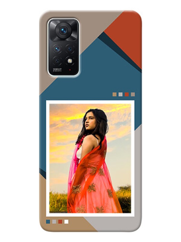 Custom Redmi Note 11 Pro 5G Mobile Back Covers: Retro color pallet Design