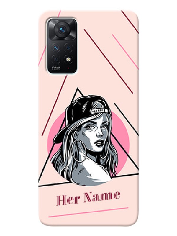 Custom Redmi Note 11 Pro 5G Custom Phone Cases: Rockstar Girl Design
