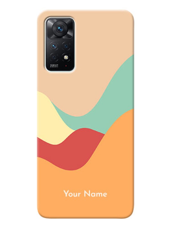 Custom Redmi Note 11 Pro 5G Custom Mobile Case with Ocean Waves Multi-colour Design