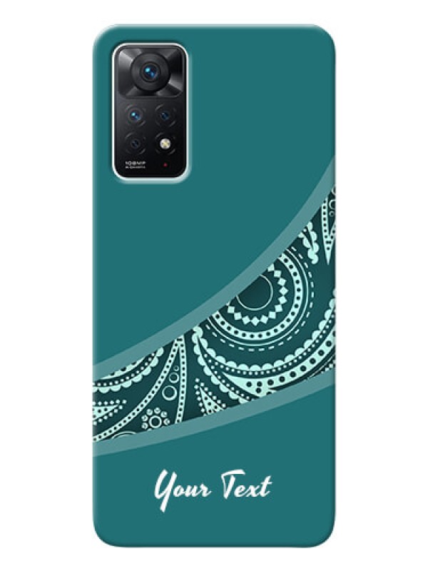 Custom Redmi Note 11 Pro 5G Custom Phone Covers: semi visible floral Design