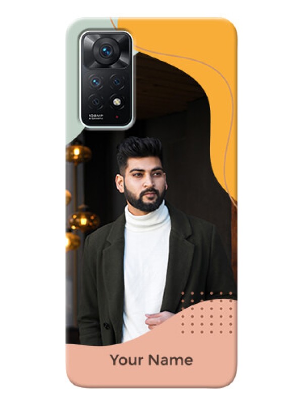 Custom Redmi Note 11 Pro 5G Custom Phone Cases: Tri-coloured overlay design