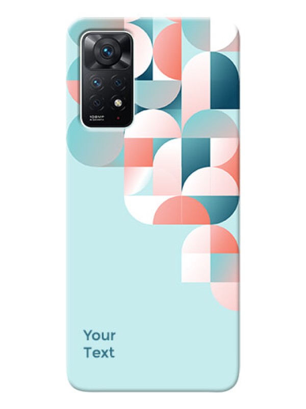 Custom Redmi Note 11 Pro 5G Back Covers: Stylish Semi-circle Pattern Design