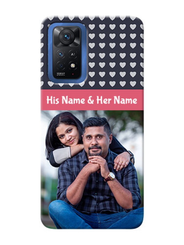 Custom Redmi Note 11 Pro Plus 5G Custom Mobile Case with Love Symbols Design