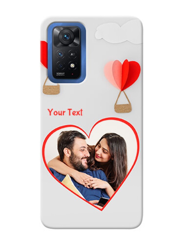 Custom Redmi Note 11 Pro Plus 5G Phone Covers: Parachute Love Design
