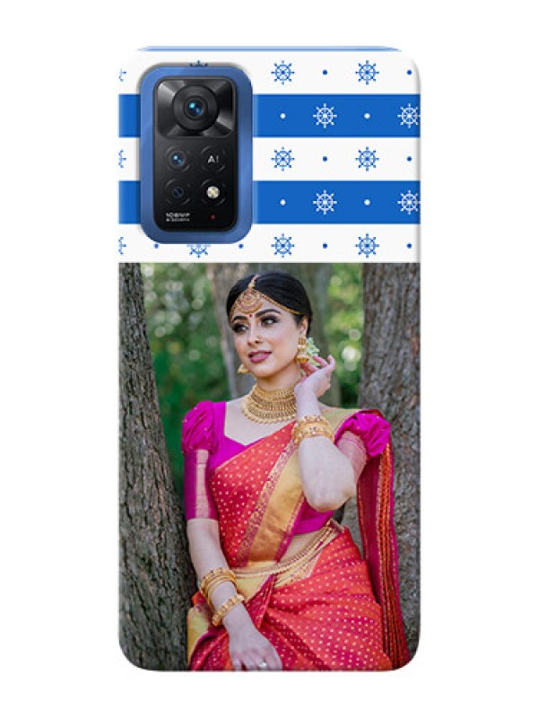 Custom Redmi Note 11 Pro Plus 5G custom mobile covers: Snow Pattern Design