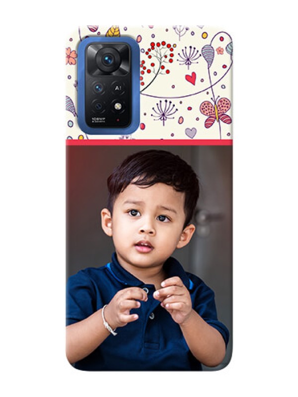 Custom Redmi Note 11 Pro Plus 5G phone back covers: Premium Floral Design
