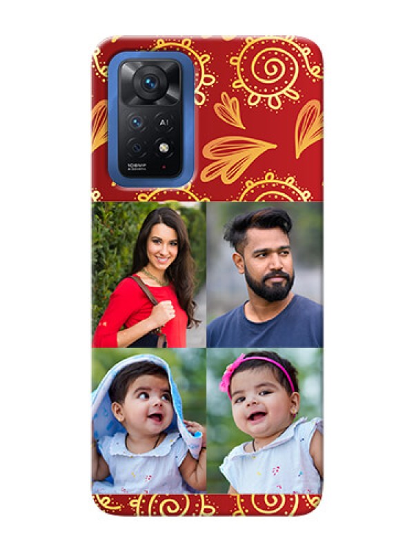Custom Redmi Note 11 Pro Plus 5G Mobile Phone Cases: 4 Image Traditional Design