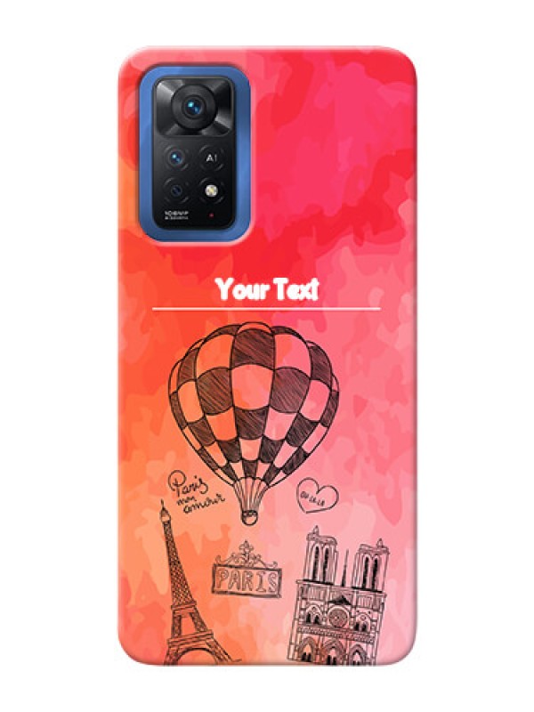 Custom Redmi Note 11 Pro Plus 5G Personalized Mobile Covers: Paris Theme Design