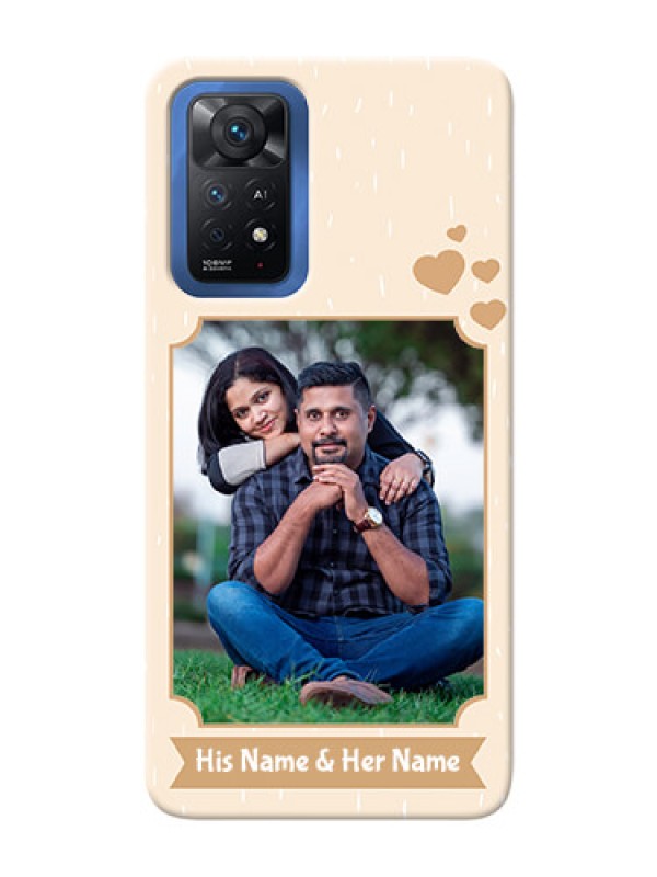 Custom Redmi Note 11 Pro Plus 5G mobile phone cases with confetti love design 