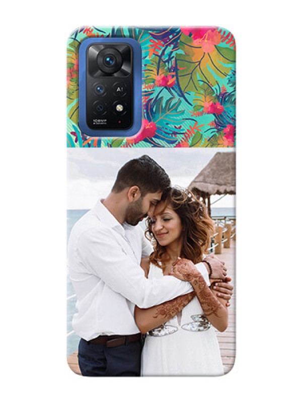 Custom Redmi Note 11 Pro Plus 5G Personalized Phone Cases: Watercolor Floral Design