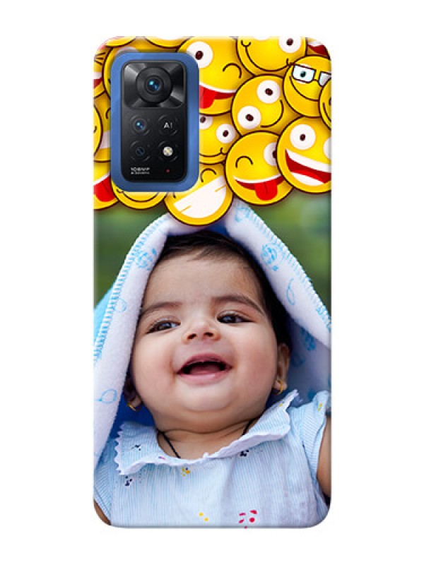 Custom Redmi Note 11 Pro Plus 5G Custom Phone Cases with Smiley Emoji Design