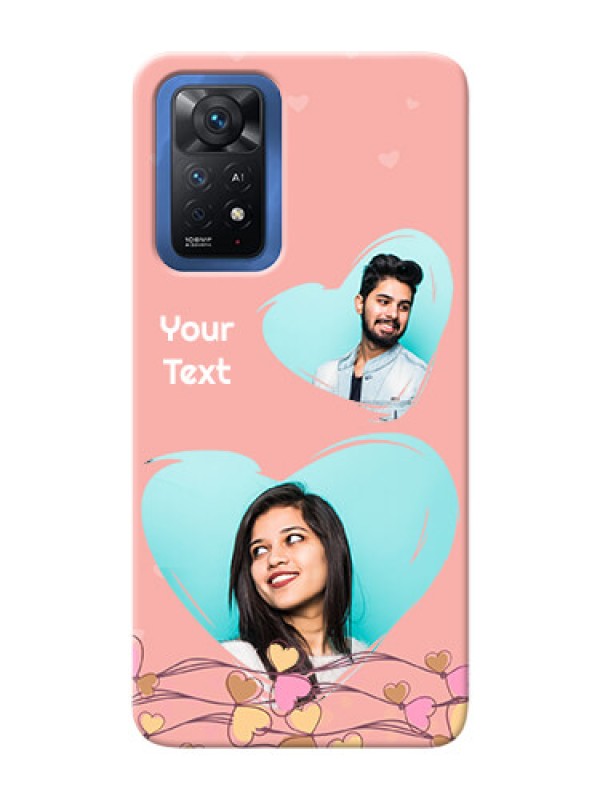 Custom Redmi Note 11 Pro Plus 5G customized phone cases: Love Doodle Design