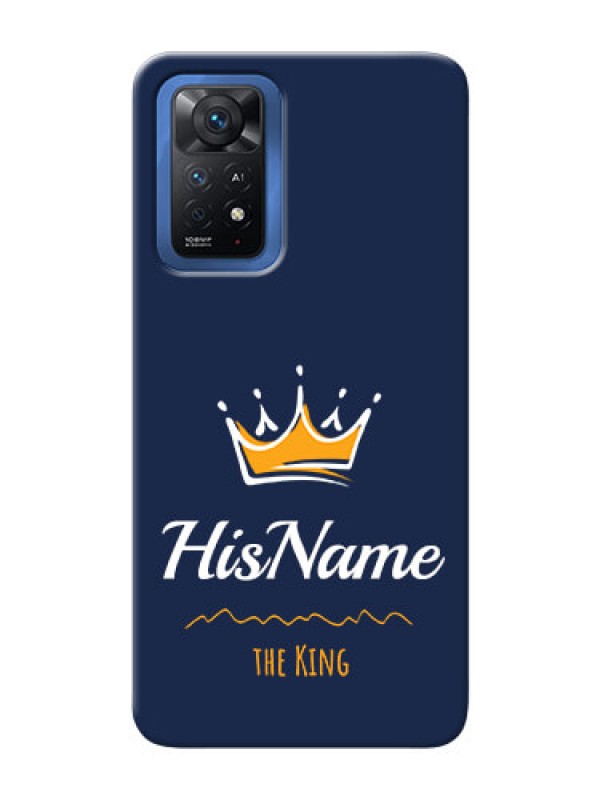 Custom Redmi Note 11 Pro Plus 5G King Phone Case with Name
