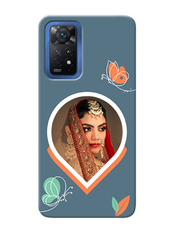 Custom Redmi Note 11 Pro Plus 5G Custom Mobile Case with Droplet Butterflies Design