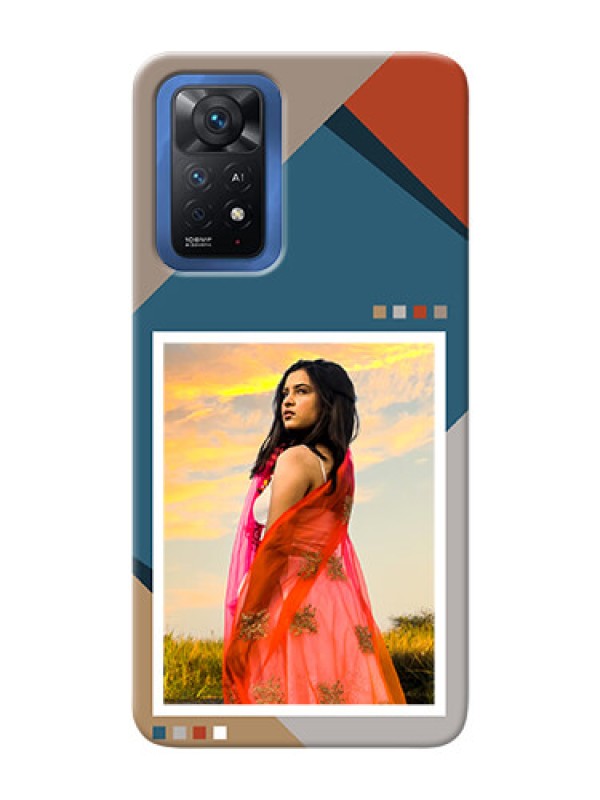 Custom Redmi Note 11 Pro Plus 5G Mobile Back Covers: Retro color pallet Design