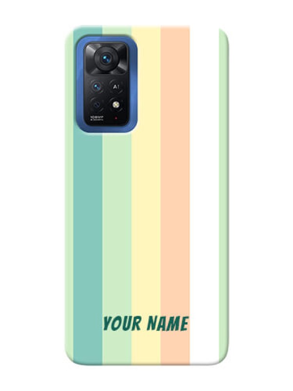 Custom Redmi Note 11 Pro Plus 5G Back Covers: Multi-colour Stripes Design