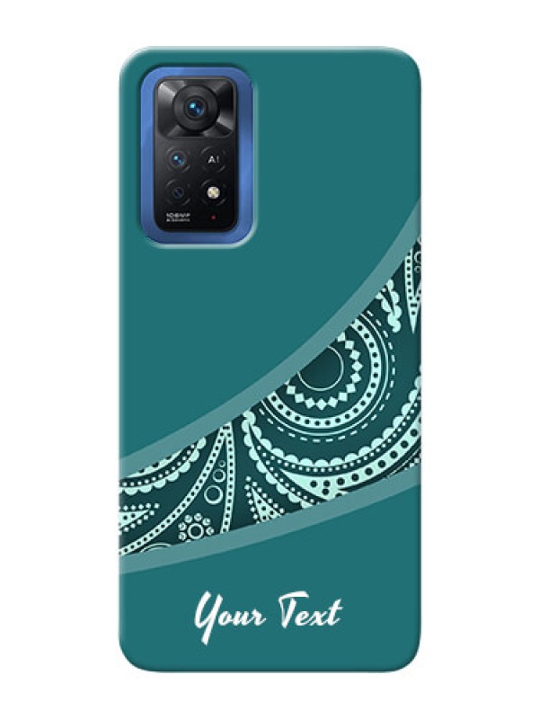 Custom Redmi Note 11 Pro Plus 5G Custom Phone Covers: semi visible floral Design