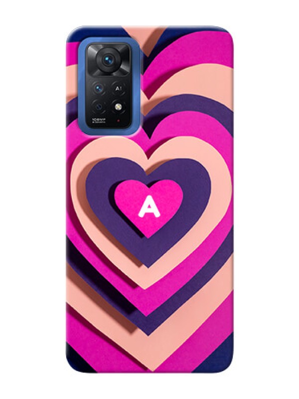 Custom Redmi Note 11 Pro Plus 5G Custom Mobile Case with Cute Heart Pattern Design