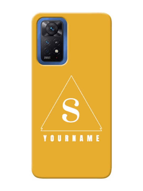Custom Redmi Note 11 Pro Plus 5G Custom Mobile Case with simple triangle Design