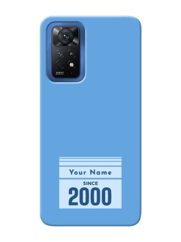 Custom Redmi Note 11 Pro Plus 5G Mobile Back Covers: Custom Year of birth Design