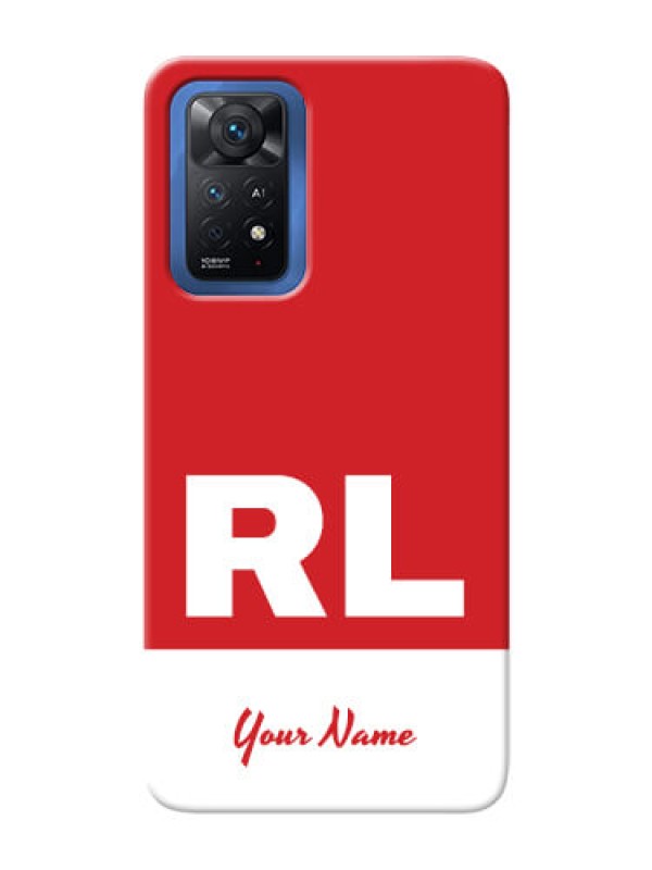 Custom Redmi Note 11 Pro Plus 5G Custom Phone Cases: dual tone custom text Design