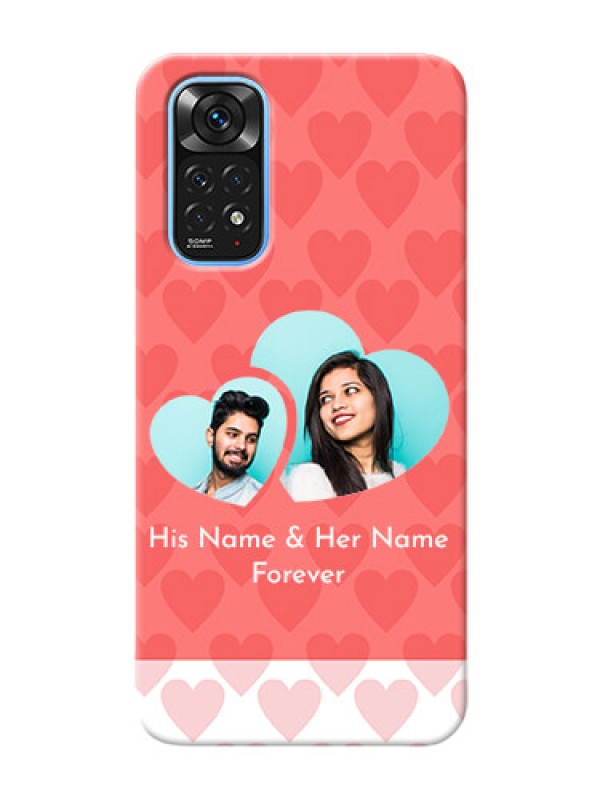 Custom Redmi Note 11 personalized phone covers: Couple Pic Upload Design