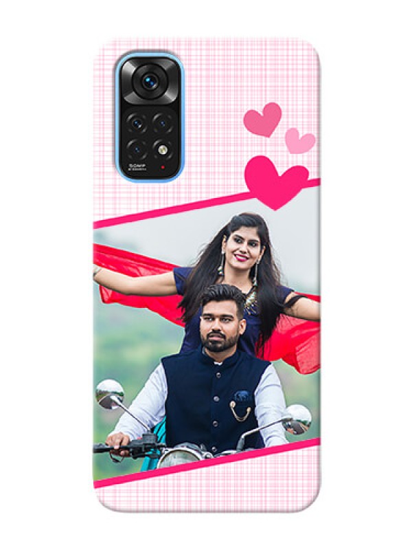 Custom Redmi Note 11 Personalised Phone Cases: Love Shape Heart Design