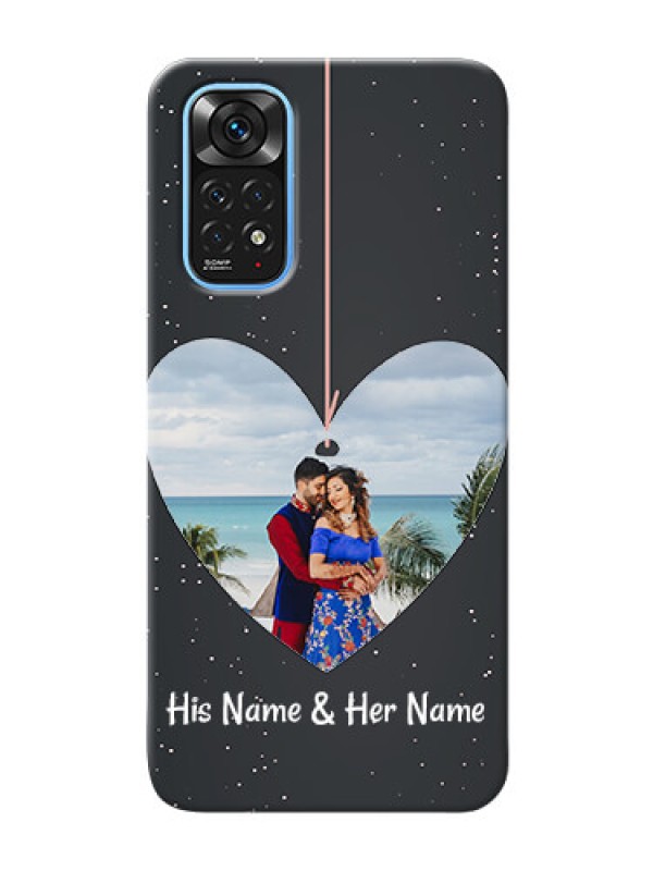 Custom Redmi Note 11 custom phone cases: Hanging Heart Design