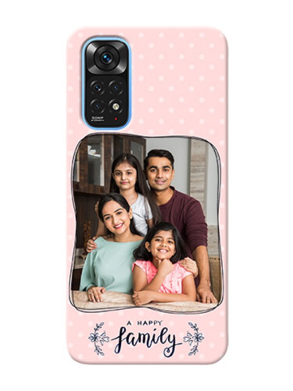 Custom Redmi Note 11 Personalized Phone Cases: Family with Dots Design