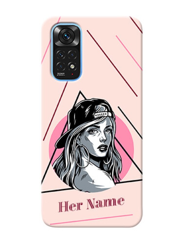 Custom Redmi Note 11 Custom Phone Cases: Rockstar Girl Design