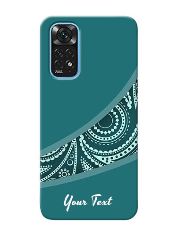 Custom Redmi Note 11 Custom Phone Covers: semi visible floral Design