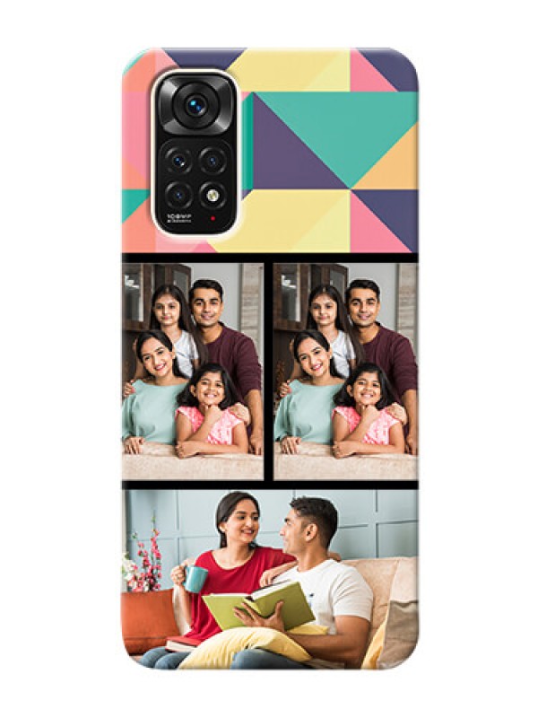 Custom Redmi Note 11S personalised phone covers: Bulk Pic Upload Design