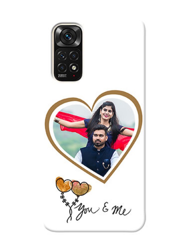 Custom Redmi Note 11S customized phone cases: You & Me Design