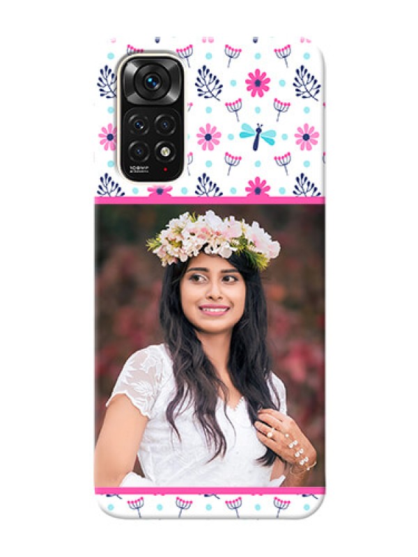 Custom Redmi Note 11S Mobile Covers: Colorful Flower Design