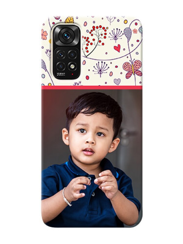 Custom Redmi Note 11S phone back covers: Premium Floral Design