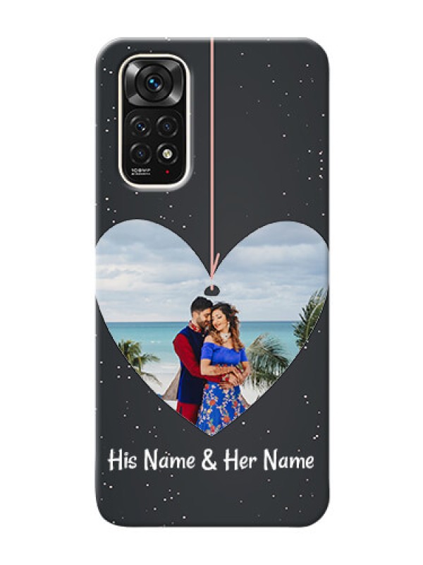 Custom Redmi Note 11S custom phone cases: Hanging Heart Design