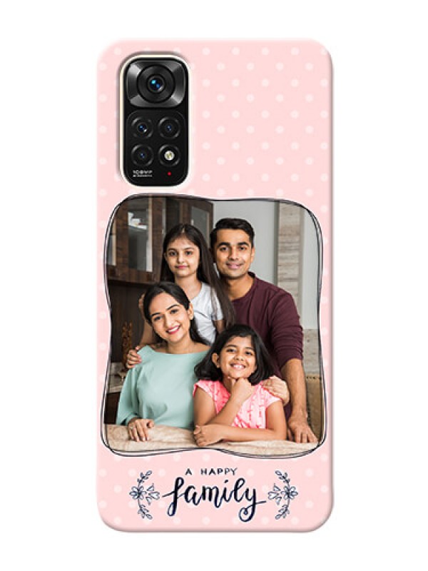 Custom Redmi Note 11S Personalized Phone Cases: Family with Dots Design