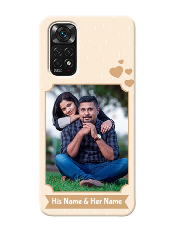Custom Redmi Note 11S mobile phone cases with confetti love design 