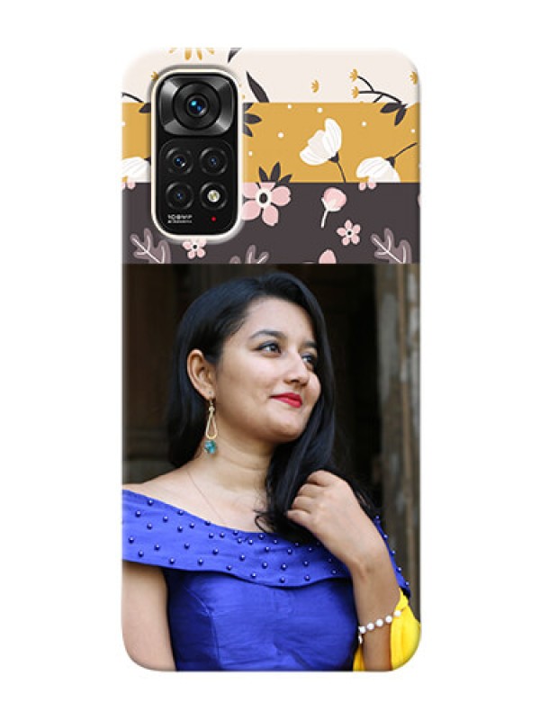 Custom Redmi Note 11S mobile cases online: Stylish Floral Design