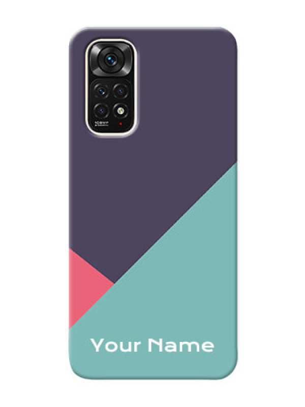 Custom Redmi Note 11S Custom Phone Cases: Tri Color abstract Design