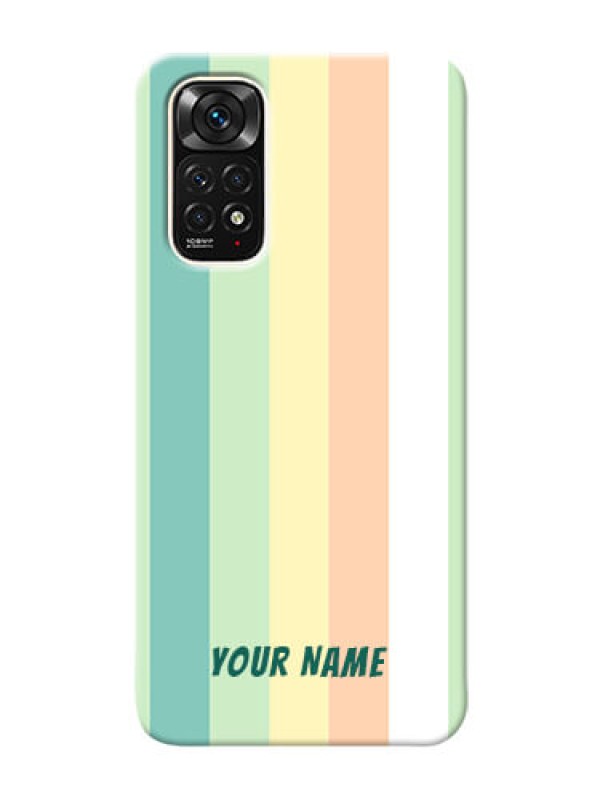 Custom Redmi Note 11S Back Covers: Multi-colour Stripes Design