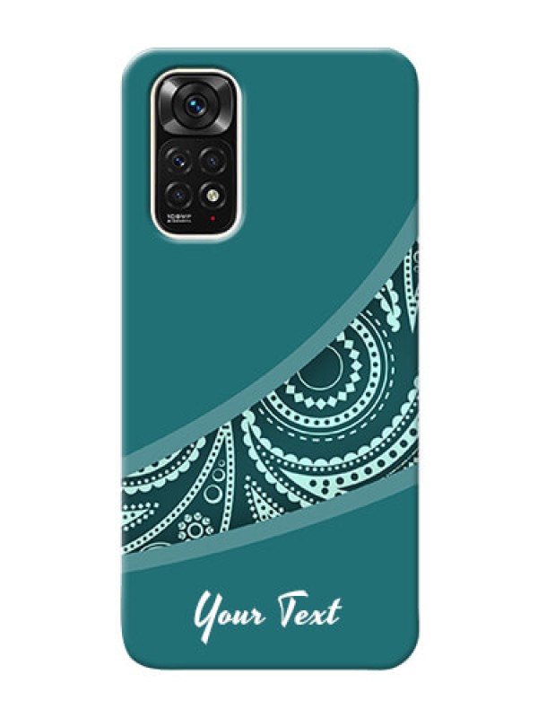 Custom Redmi Note 11S Custom Phone Covers: semi visible floral Design