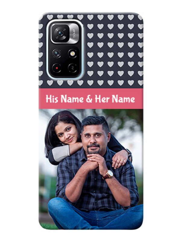 Custom Redmi Note 11T 5G Custom Mobile Case with Love Symbols Design