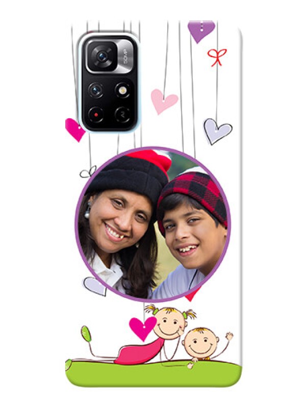 Custom Redmi Note 11T 5G Mobile Cases: Cute Kids Phone Case Design