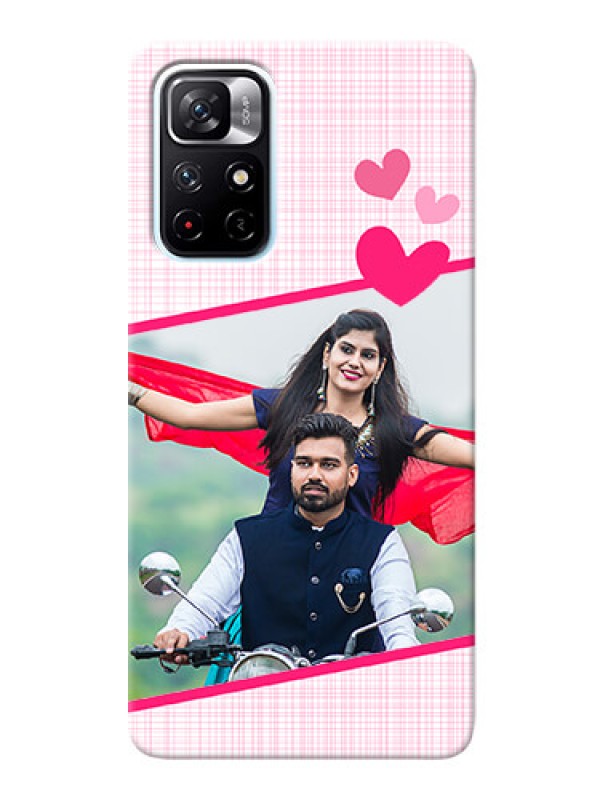 Custom Redmi Note 11T 5G Personalised Phone Cases: Love Shape Heart Design