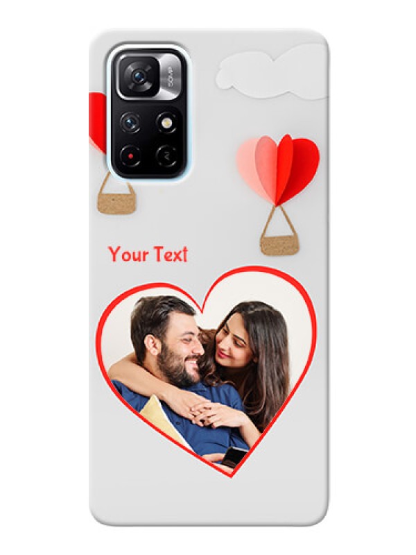 Custom Redmi Note 11T 5G Phone Covers: Parachute Love Design
