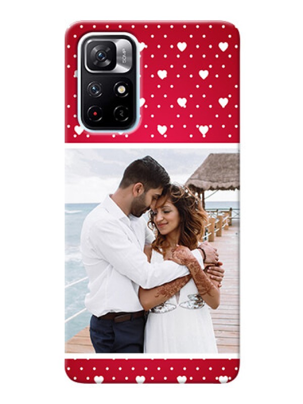 Custom Redmi Note 11T 5G custom back covers: Hearts Mobile Case Design