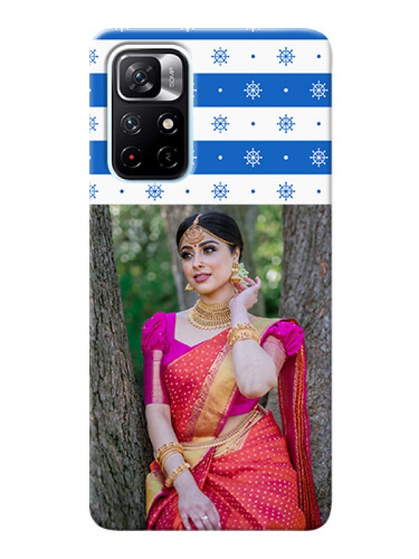Custom Redmi Note 11T 5G custom mobile covers: Snow Pattern Design