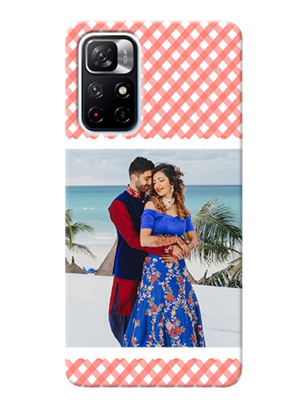 Custom Redmi Note 11T 5G custom mobile cases: Pink Pattern Design
