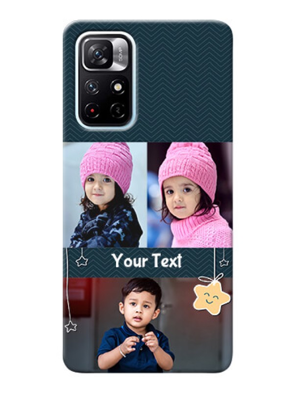 Custom Redmi Note 11T 5G Mobile Back Covers Online: Hanging Stars Design